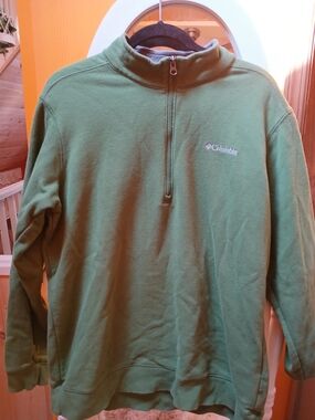 Columbia Green Quarter Zip Fleece